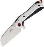 Tigris Linerlock AR-RPM9 White Folding Pocket Knife J1919WH