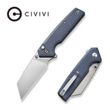 Civivi Amirite Flipper Neutral Blue Coarse Folding Pocket Knife G10 C23028-1