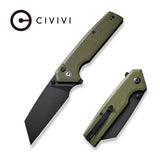 Civivi Amirite Flipper Green Coarse G10 Folding Pocket Knife C23028-3