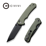 Civivi Brazen Button Lock OD Green G10 Folding Pocket Knife C19059C-2
