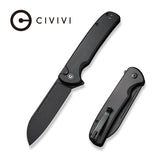 Civivi Chevalier II Black Folding Pocket Knife C20022B-1