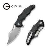 Civivi Chiro Black Shredded G10 Folding Pocket Knife C23046-3