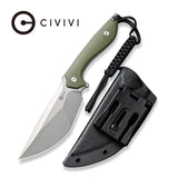 Civivi Concept 22 Fixed Blade Knife OD Green G10 C21047-2