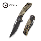 Civivi Dogma Flipper Knife Brass Folding Pocket Knife C2005E