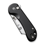 Civivi Elementum Utility Button Lock Knife Black C23039B-1