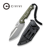 Civivi Maxwell Fixed Blade OD Green C21040-2 - CIVIVI, D2, G10, survival - Granbergs Firearms