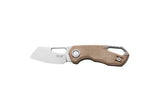 MKM Isonzo Wharncliffe Natural Canvas Micarta MK FX03M-2NC - Canvas Micarta, m390, Micarta, MKM - Granbergs Firearms
