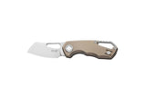 MKM Isonzo Wharncliffe Bronze Titanium Folding Pocket Knife MK FX03M-2TBR