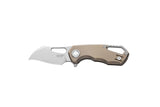 Isonzo Hawkbill Bronze Titanium Folding Pocket Knife MK FX03M-1TBR