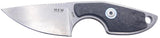 MKM Mikro 1 Drop Point Carbon Fibre Fixed Blade Knife MK MR01-CF