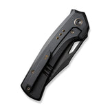 We Knife Nefaris Copper Carbon Fibre Foil Black Titanium Folding Pocket Knife WE22040F-1