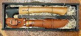 H.Roselli Axe Short Red Elm + Hunting knife R860DRW200P - Axe, Birch, Gift, Hunting Knife, Red Elm - Granbergs Firearms