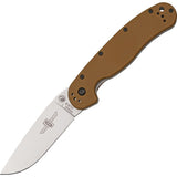 Ontario Rat 1 Coyote Brown AUS-8 Folding Pocket Knife