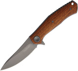 Kershaw Concierge Linerlock Wood Handle Folding Pocket Knife KS4020W