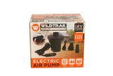 Wildtrak Air Pump 12 VOLT In Box Deflate W-Nozzle CA6020 - Camping, hiking, sale, Sleeping, Wildtrack, Wildtrak Leisure Australia - Granbergs Firearms