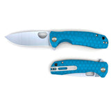 Honey Badger D2 L/R Medium - Blue Folding Pocket Knife YHB1058