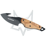 FOX European Hunter Fixed Knife - Gut Hook, N690, Olive, survival - Granbergs Firearms