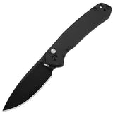 CJRB Pyrite Black Steel Folding Pocket Knife J1925BST