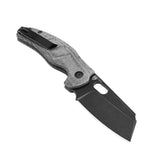 Kizer C01C 154CM Blade Button Lock Micarta Handle V4488BC1