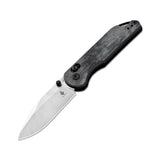 Kizer Assassin Nitro V Blade Clutch Lock Blue Micarta Handle V3549A2