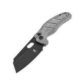 Kizer C01C 154CM Blade Button Lock Micarta Handle V4488BC1