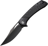 Civivi Dogma Linerlock Black Folding Pocket Knife CIVC2005G