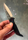 Koi "Georgia" | The Glossy Black Cockatoo EDC Pocket Knife