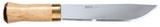 Helle Lappland, 214mm Blade, Birch/Brass Handle Fixed Blade Knife