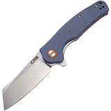 CJRB Crag Linerlock Gray Folding Pocket Knife