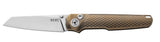 MKM Miura Bronze Titanium Folding Pocket Knife MK MI-TBR