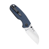 Kizer Azo Towser S Liner Lock Knife Blue Richlite V3593SC1