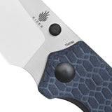 Kizer Azo Towser S Liner Lock Knife Blue Richlite V3593SC1