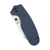 Kizer Azo Towser S Liner Lock Knife Blue Richlite V3593SC1