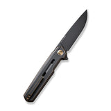 WE Knife Navo Flipper Knife Bronze & Black Titanium WE22026-3 - CPM 20CV, Titanium, We Knife, We Knife Co Ltd - Granbergs Firearms