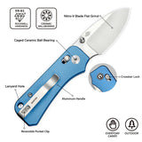 CIVIVI Baby Banter 2 Thumb Stud & Crossbar Lock Knife Aluminum Handle (2.34" Nitro-V Blade) C23074-1