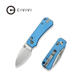 CIVIVI Baby Banter 2 Thumb Stud & Crossbar Lock Knife Aluminum Handle (2.34