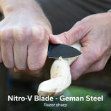 CIVIVI Baby Banter Fixed Blade Knife G10 Handle (2.39" Nitro-V Blade) C23045-1