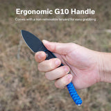 CIVIVI Baby Banter Fixed Blade Knife G10 Handle (2.39" Nitro-V Blade) C23045-1