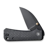 Civivi Baby Banter Wharncliffe Black Burlap Micarta C19068SC-1 - CIVIVI, Micarta, Nitro V - Granbergs Firearms