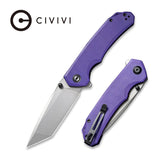 Civivi Brazen Flipper Purple G10 C2023A - CIVIVI, D2, G10, Purple - Granbergs Firearms