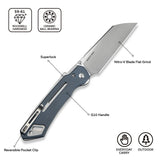 CIVIVI Buster FG Thumb Stud & Superlock Knife G10 Handle (4.2" Nitro-V Blade) C24052-2