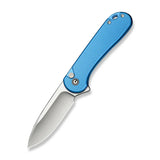 CIVIVI Button Lock Elementum II Flipper Knife Aluminum Handle (2.96" Nitro-V Blade) C18062PD-2