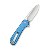 CIVIVI Button Lock Elementum II Flipper Knife Aluminum Handle (2.96" Nitro-V Blade) C18062PD-2