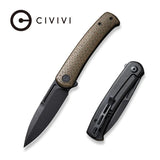 CIVIVI Cetos Flipper Knife Micarta & Stainless Steel Handle (3.48