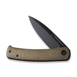 CIVIVI Cetos Flipper Knife Micarta & Stainless Steel Handle (3.48" 14C28N Blade) C21025B-3