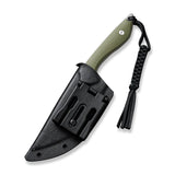 Civivi Concept 22 Fixed Blade Knife OD Green G10 C21047-2 - CIVIVI, D2, G10, survival - Granbergs Firearms