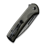 Civivi Conspirator Black Micarta Damascus C21006-DS1 - CIVIVI, Damascus, Micarta - Granbergs Firearms