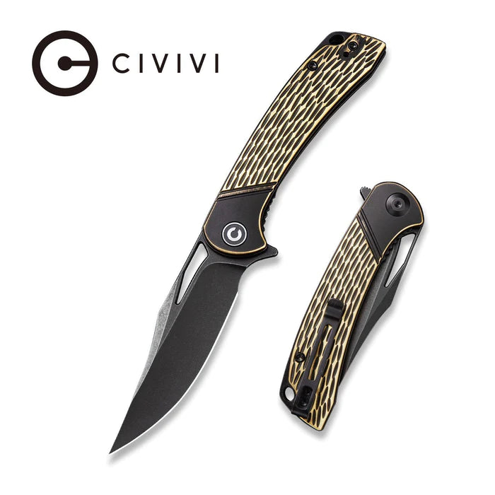 Civivi Dogma Flipper Knife Brass C2005E - Brass, CIVIVI, D2 - Granbergs Firearms