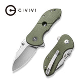 Civivi Gordo Olive Micarta Folding Pocket Knife C22018C-2
