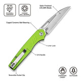 CIVIVI Guile Front Flipper & Thumb Hole Knife G10 Handle (3.25" 14C28N Blade) C24062B-2